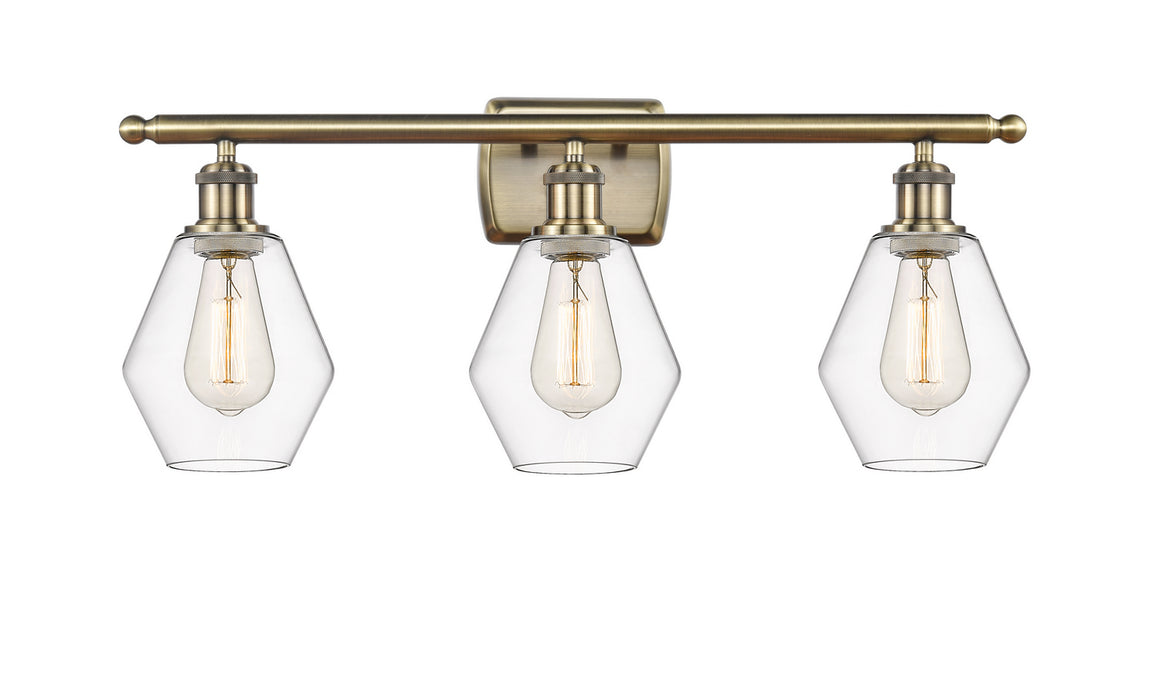 Innovations 516-3W-AB-G652-6-LED LED Bath Vanity, Antique Brass