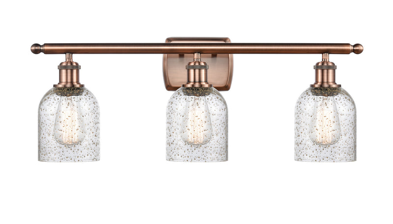 Innovations 516-3W-AC-G259 Three Light Bath Vanity, Antique Copper
