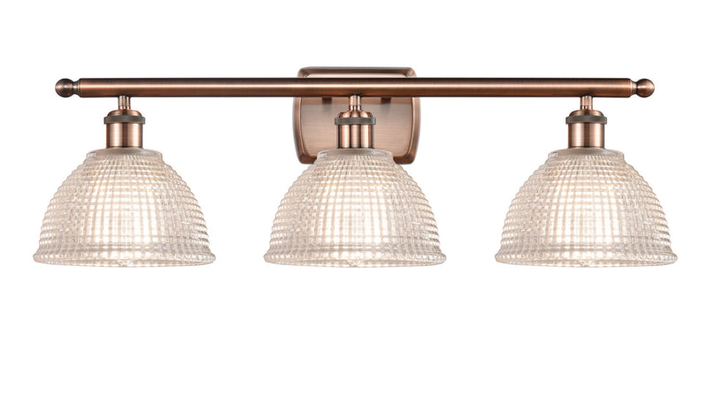 Innovations 516-3W-AC-G422-LED LED Bath Vanity, Antique Copper