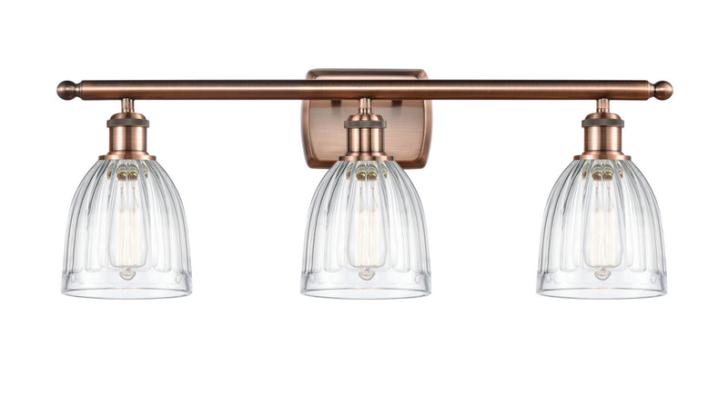 Innovations 516-3W-AC-G442-LED LED Bath Vanity, Antique Copper