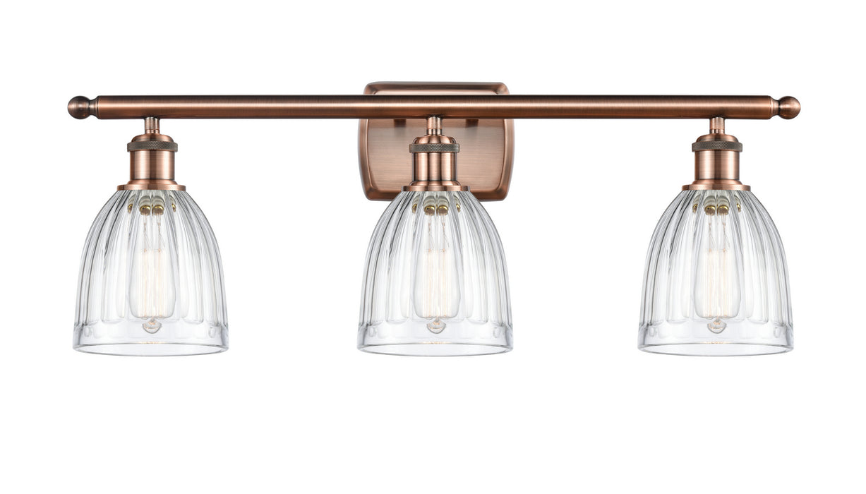 Innovations 516-3W-AC-G442-LED LED Bath Vanity, Antique Copper