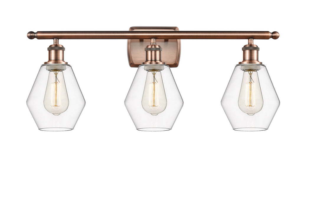 Innovations 516-3W-AC-G652-6-LED LED Bath Vanity, Antique Copper