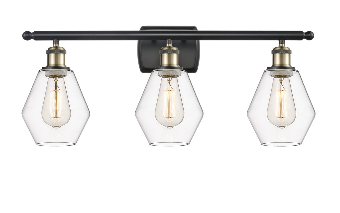 Innovations 516-3W-BAB-G652-6 Three Light Bath Vanity, Black Antique Brass