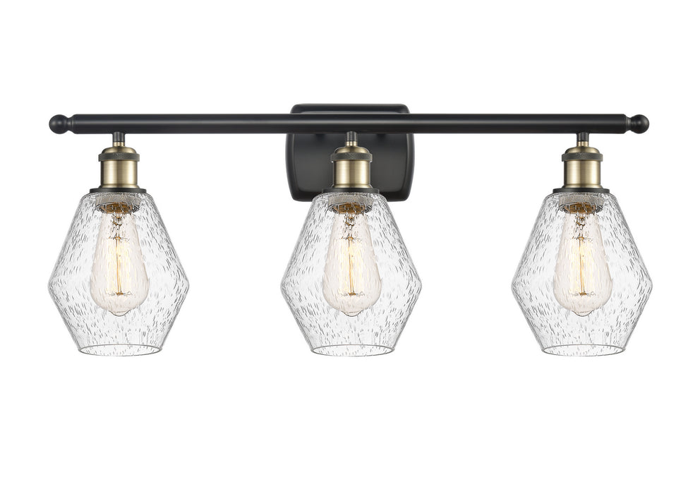 Innovations 516-3W-BAB-G654-6 Three Light Bath Vanity, Black Antique Brass