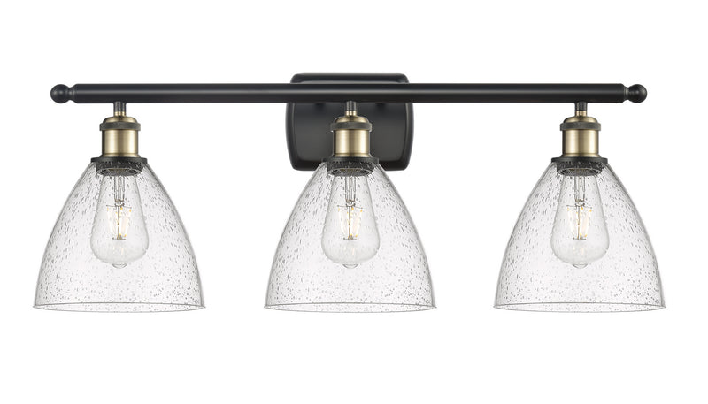 Innovations 516-3W-BAB-GBD-754-LED LED Bath Vanity, Black Antique Brass