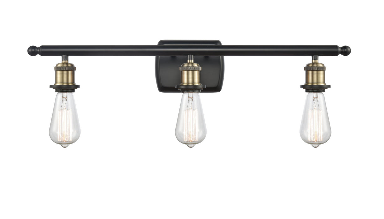 Innovations 516-3W-BAB-LED LED Bath Vanity, Black Antique Brass