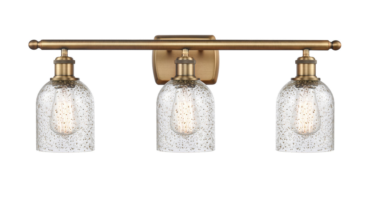 Innovations 516-3W-BB-G259 Three Light Bath Vanity, Brushed Brass