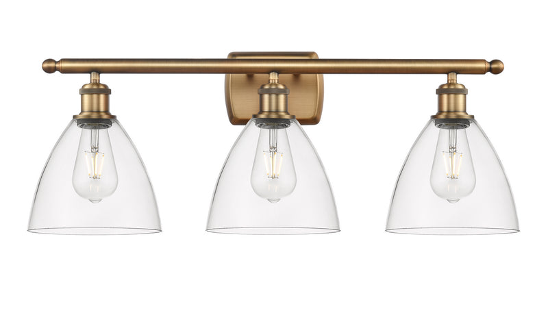 Innovations 516-3W-BB-GBD-752-LED LED Bath Vanity, Brushed Brass