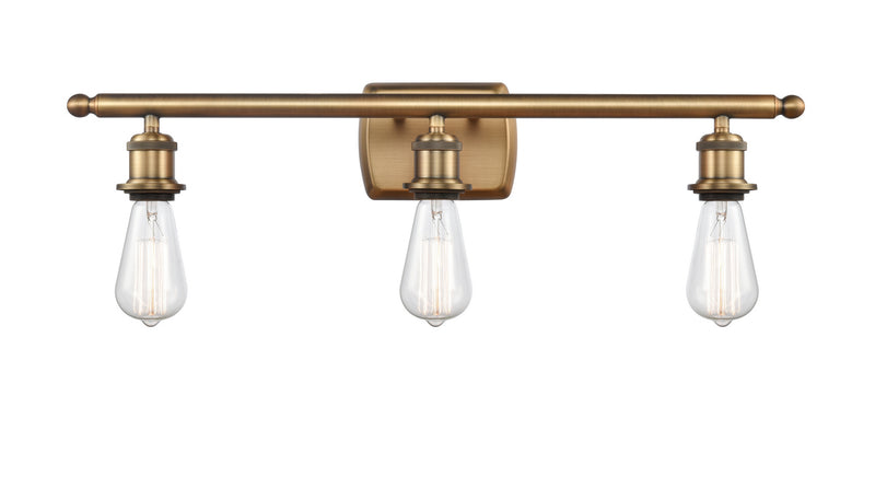 Innovations 516-3W-BB-LED LED Bath Vanity, Brushed Brass