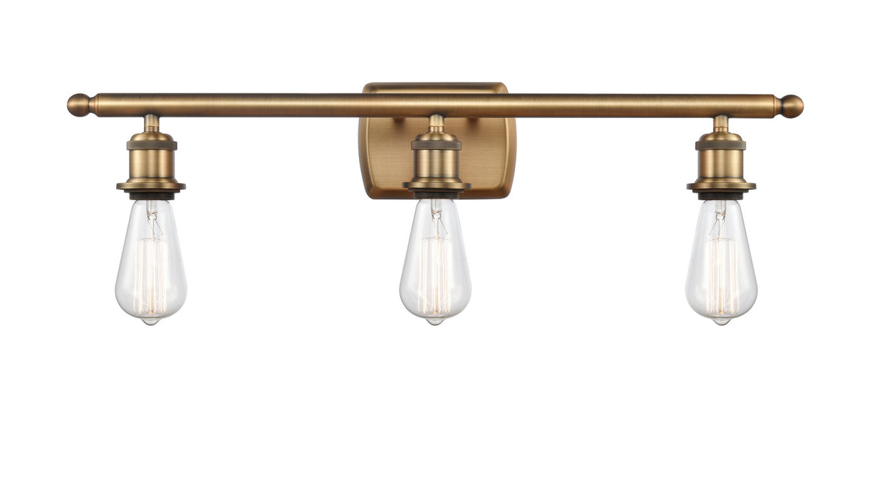 Innovations 516-3W-BB-LED LED Bath Vanity, Brushed Brass
