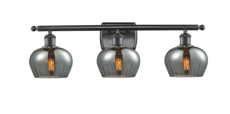 Innovations 516-3W-BK-G93 Three Light Bath Vanity, Matte Black