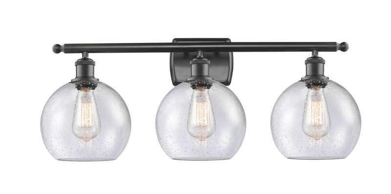 Innovations 516-3W-OB-G124-8-LED LED Bath Vanity, Oil Rubbed Bronze