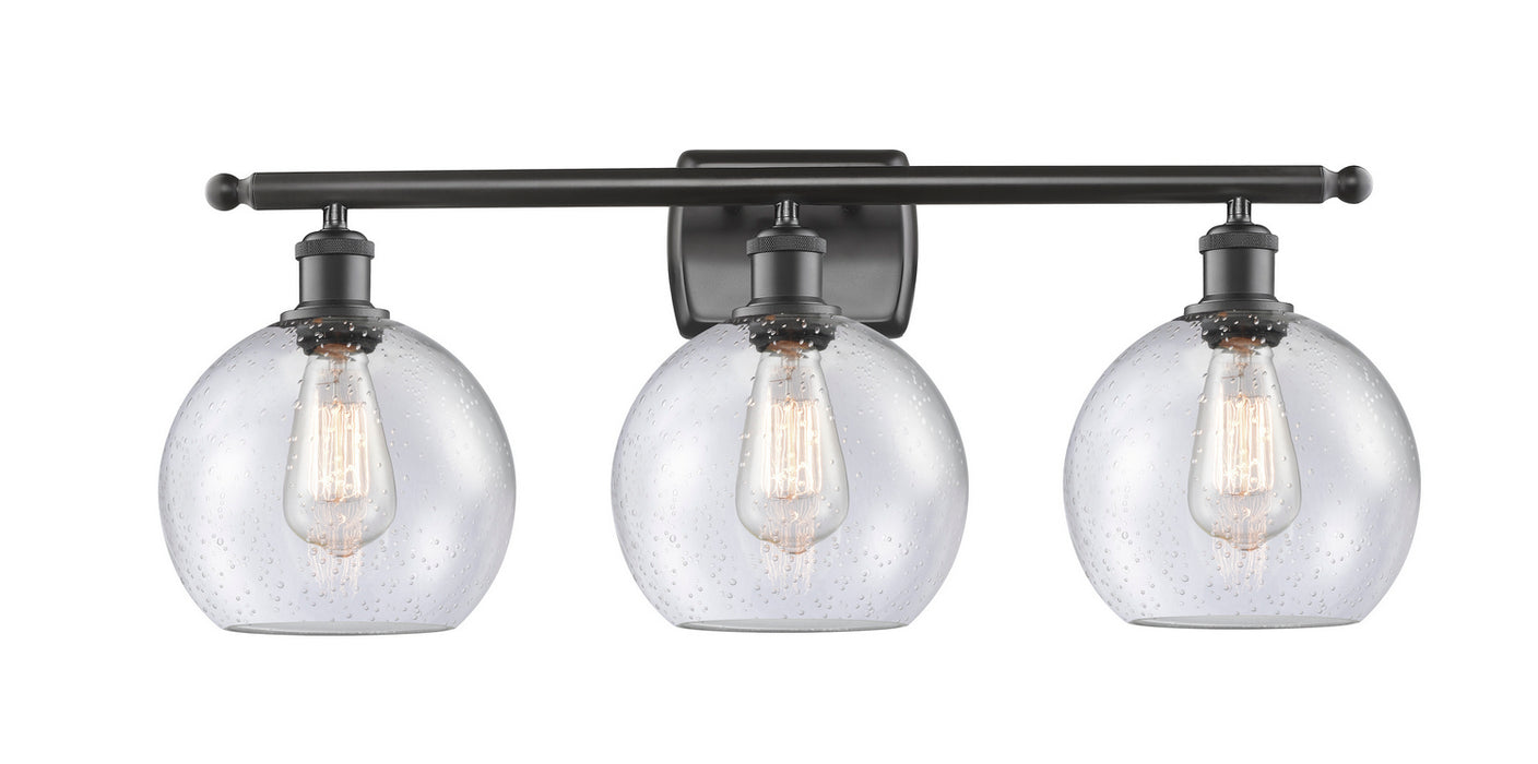Innovations 516-3W-OB-G124-8-LED LED Bath Vanity, Oil Rubbed Bronze