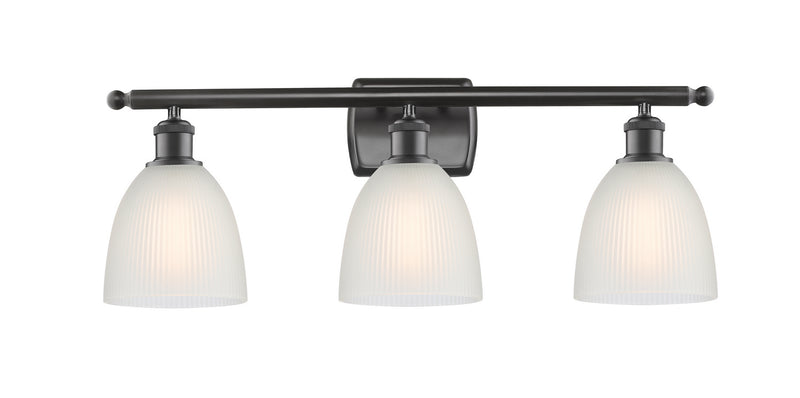 Innovations 516-3W-OB-G381 Three Light Bath Vanity, Oil Rubbed Bronze
