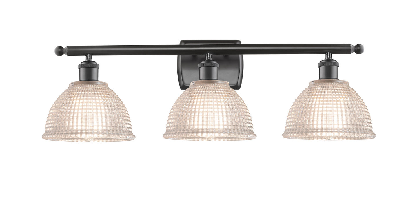 Innovations 516-3W-OB-G422 Three Light Bath Vanity, Oil Rubbed Bronze
