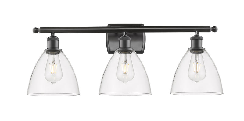Innovations 516-3W-OB-GBD-752 Three Light Bath Vanity, Oil Rubbed Bronze