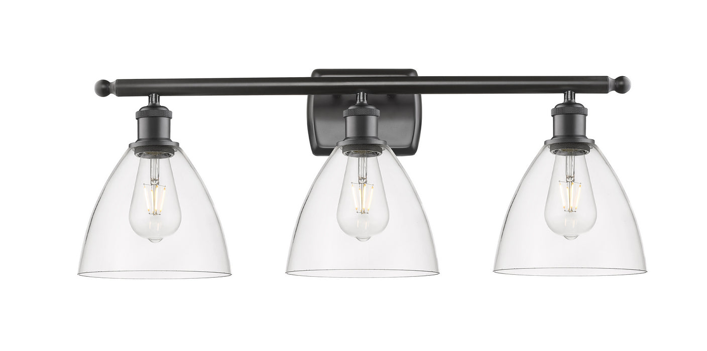 Innovations 516-3W-OB-GBD-752 Three Light Bath Vanity, Oil Rubbed Bronze