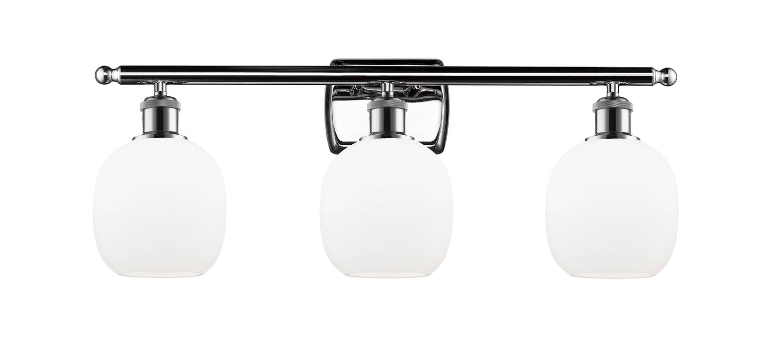 Innovations 516-3W-PC-G101 Three Light Bath Vanity, Polished Chrome