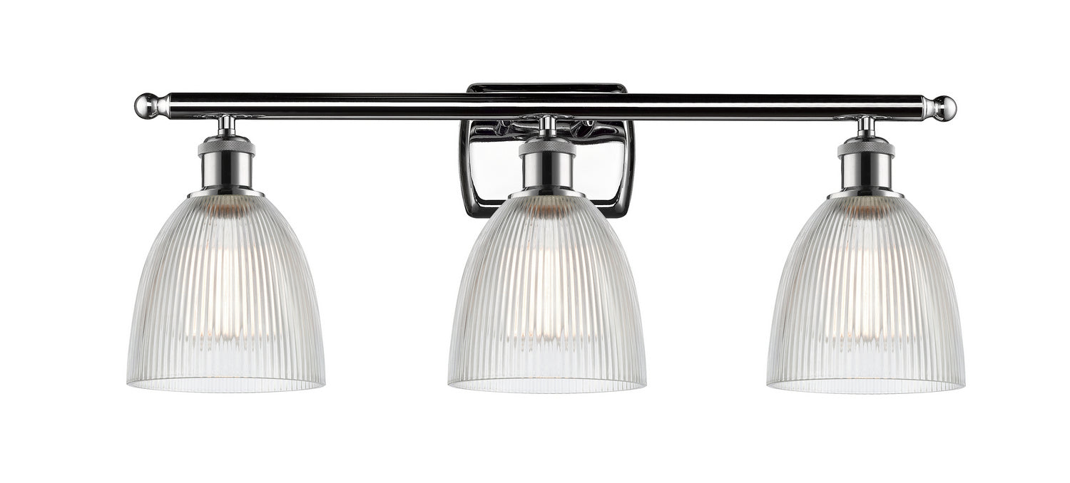 Innovations 516-3W-PC-G382 Three Light Bath Vanity, Polished Chrome