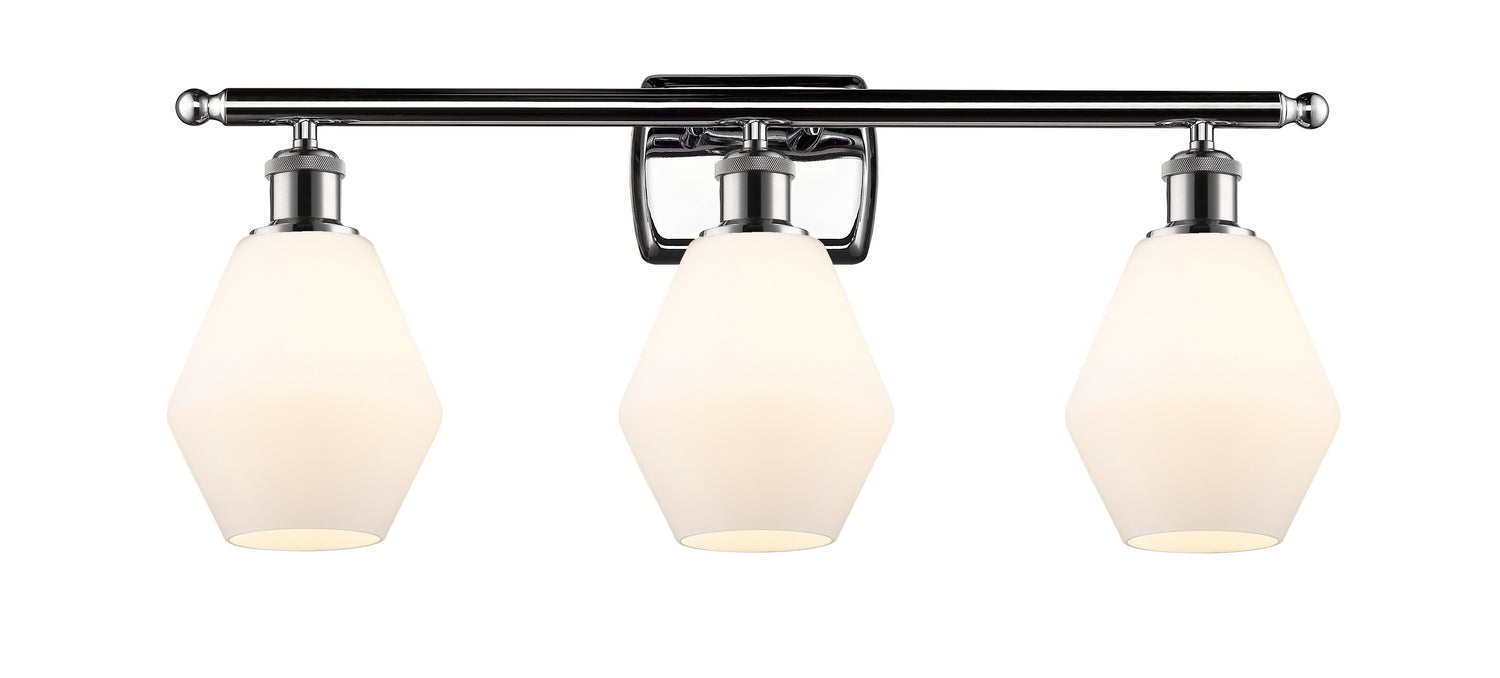 Innovations 516-3W-PC-G651-6 Three Light Bath Vanity, Polished Chrome