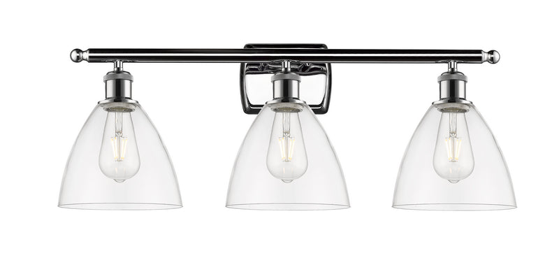 Innovations 516-3W-PC-GBD-752 Three Light Bath Vanity, Polished Chrome