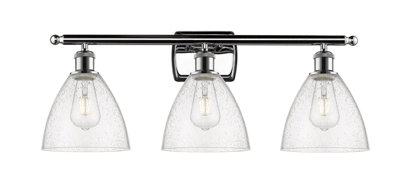 Innovations 516-3W-PC-GBD-754 Three Light Bath Vanity, Polished Chrome