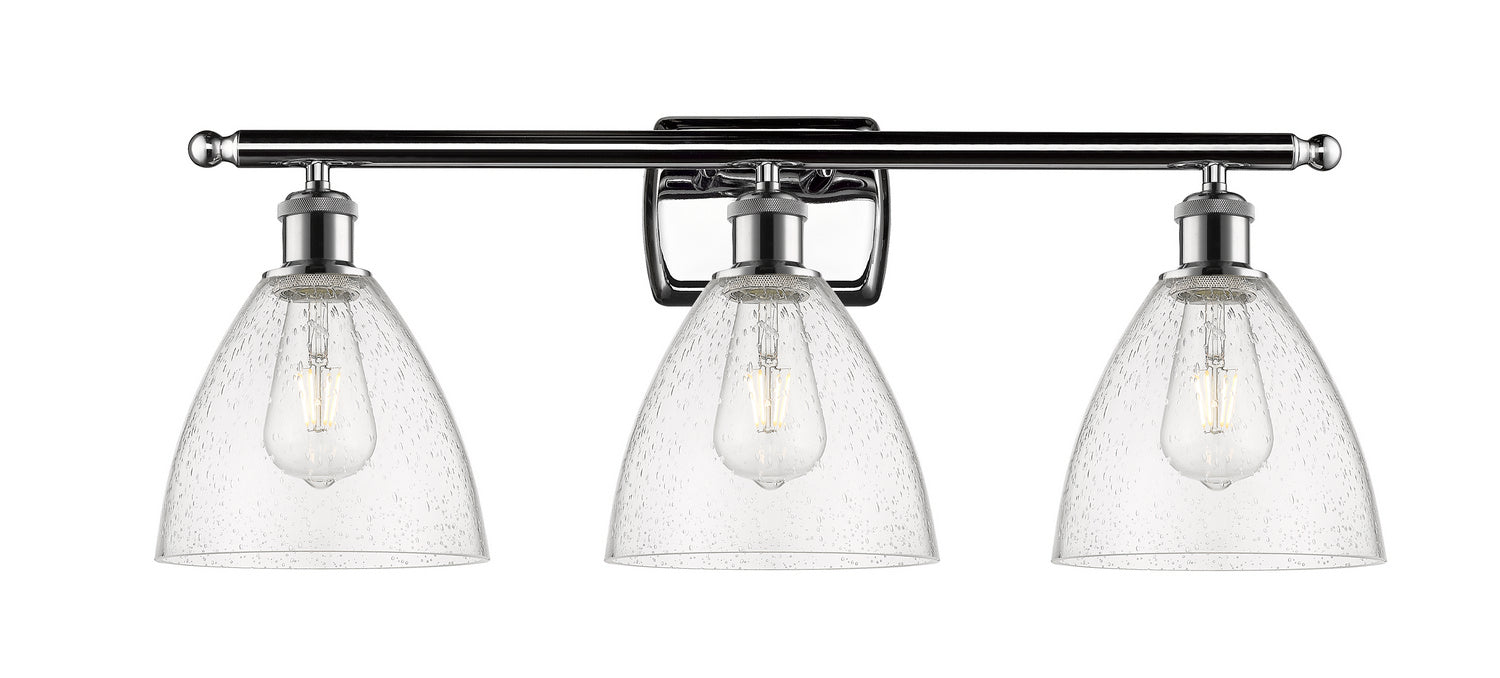 Innovations 516-3W-PC-GBD-754 Three Light Bath Vanity, Polished Chrome