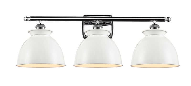 Innovations 516-3W-PC-M14-W-LED LED Bath Vanity, Polished Chrome