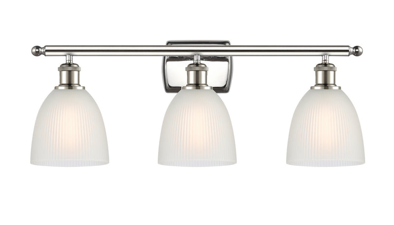 Innovations 516-3W-PN-G381 Three Light Bath Vanity, Polished Nickel
