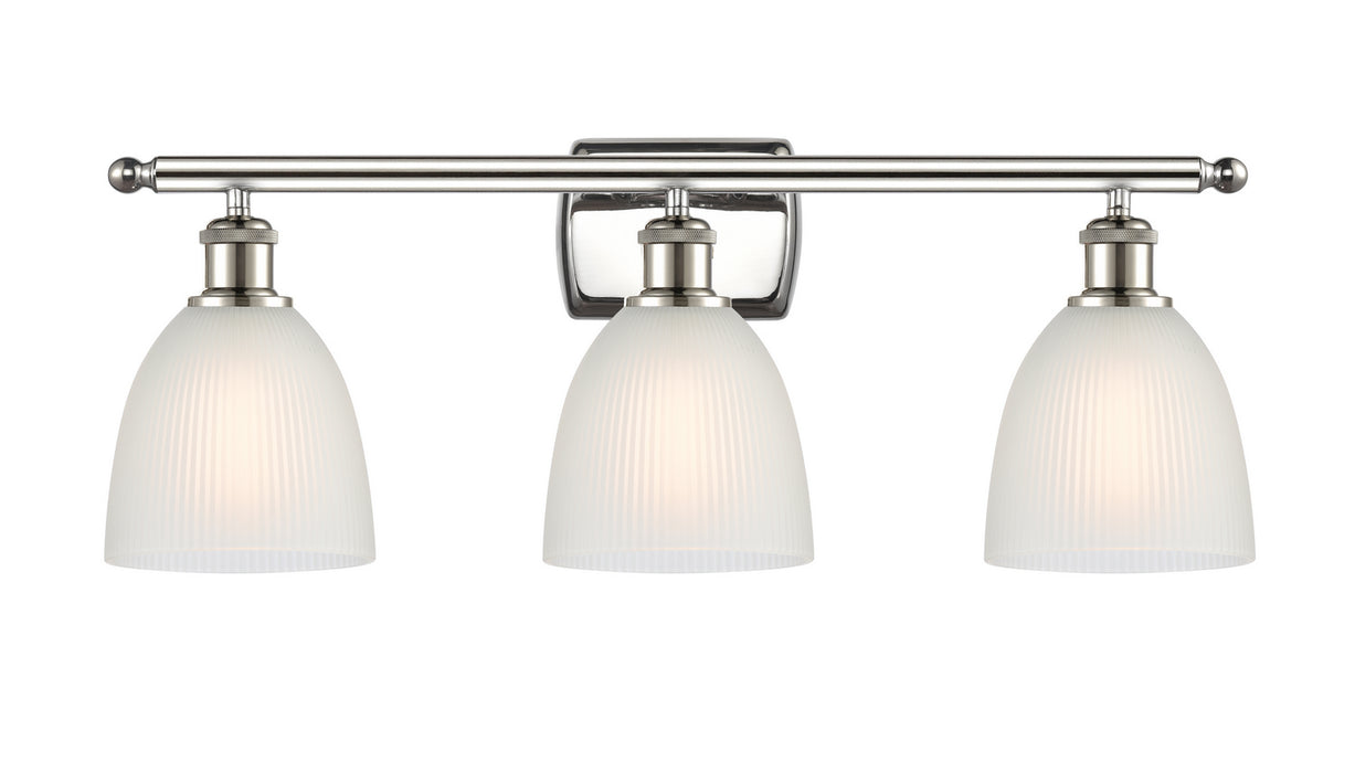 Innovations 516-3W-PN-G381 Three Light Bath Vanity, Polished Nickel