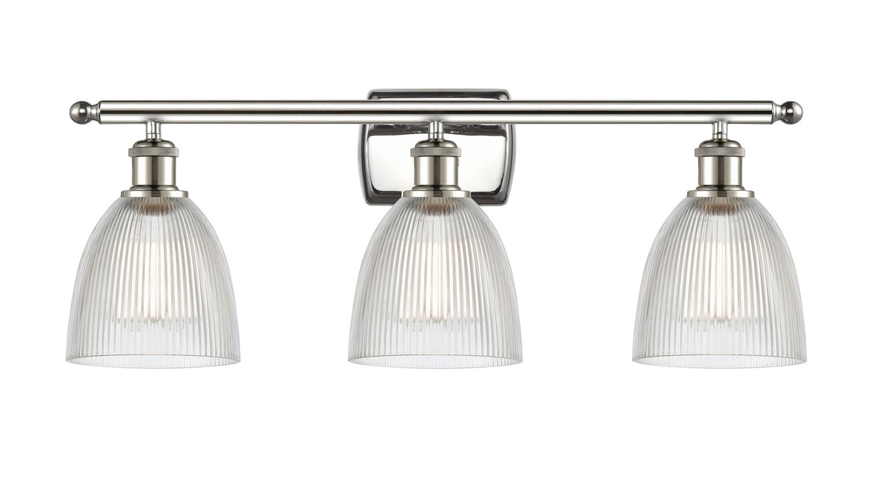 Innovations 516-3W-PN-G382 Three Light Bath Vanity, Polished Nickel