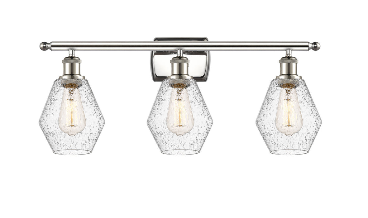 Innovations 516-3W-PN-G654-6 Three Light Bath Vanity, Polished Nickel