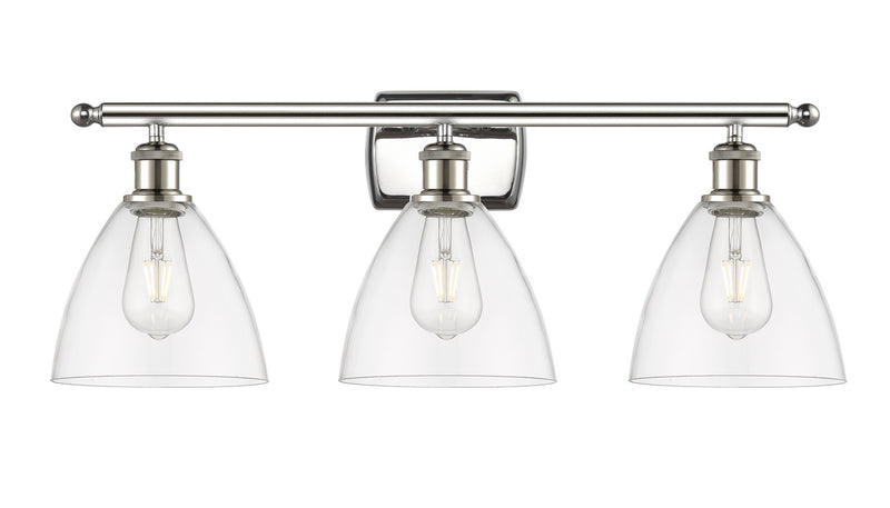 Innovations 516-3W-PN-GBD-752-LED LED Bath Vanity, Polished Nickel