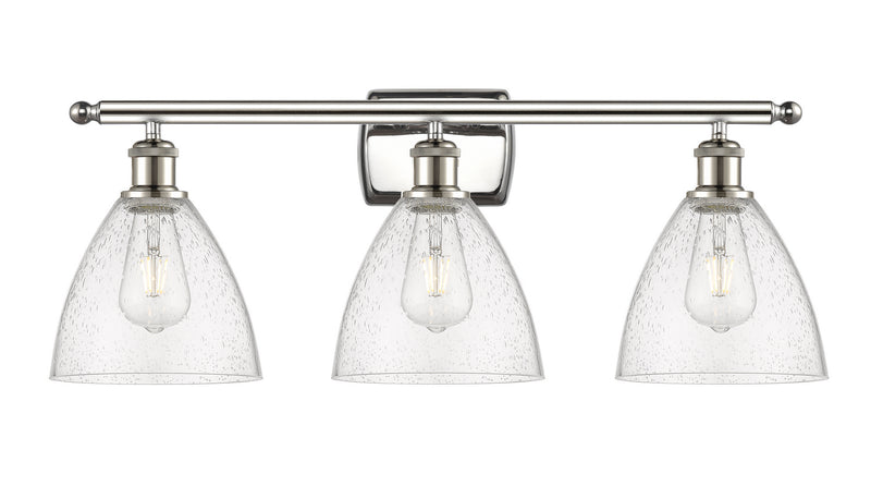Innovations 516-3W-PN-GBD-754-LED LED Bath Vanity, Polished Nickel