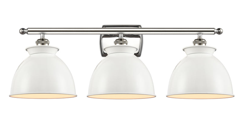 Innovations 516-3W-PN-M14-W Three Light Bath Vanity, Polished Nickel