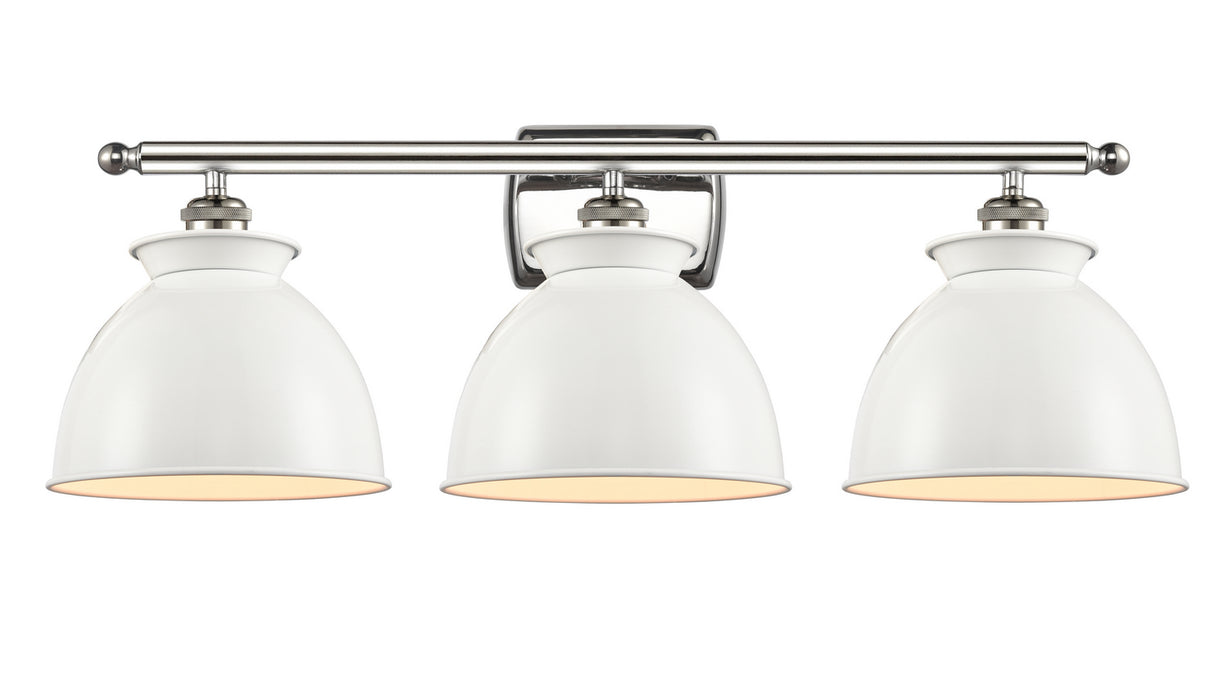Innovations 516-3W-PN-M14-W-LED LED Bath Vanity, Polished Nickel