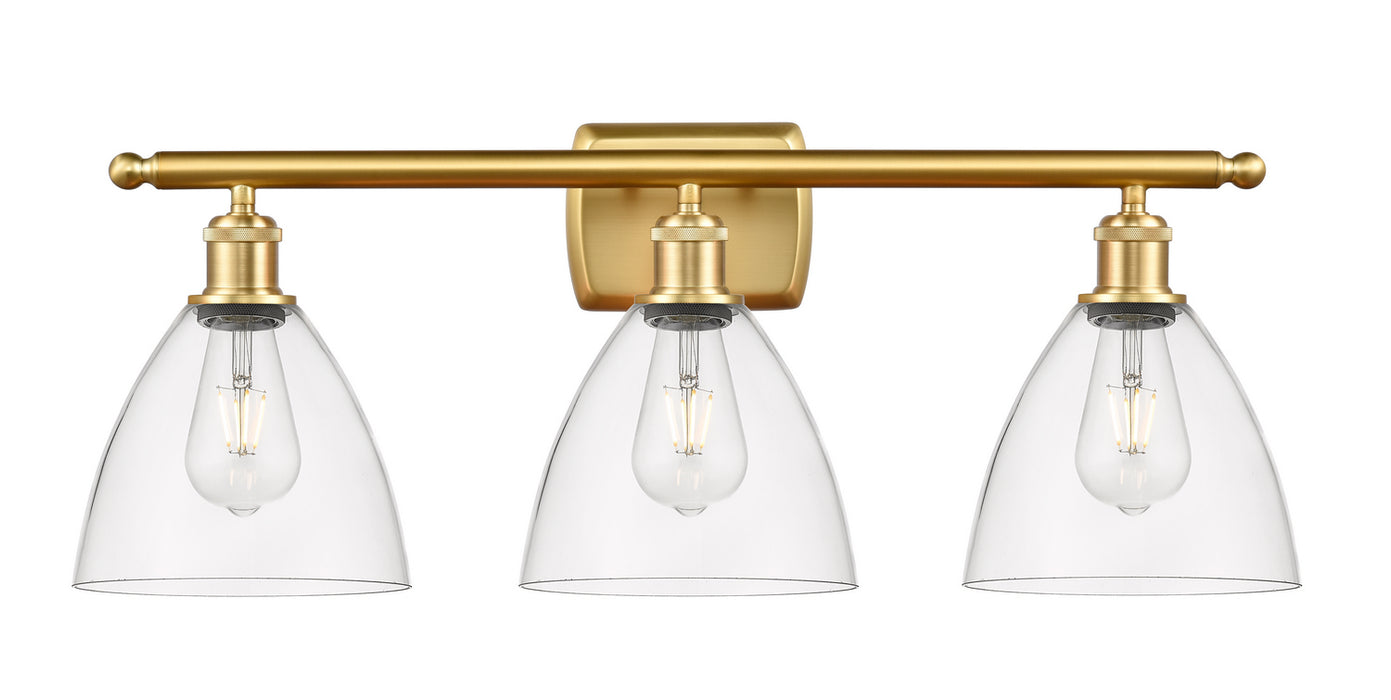 Innovations 516-3W-SG-GBD-752-LED LED Bath Vanity, Satin Gold