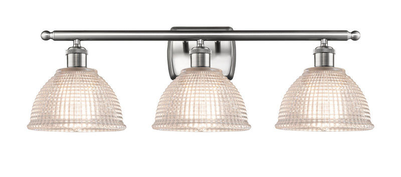 Innovations 516-3W-SN-G422 Three Light Bath Vanity, Brushed Satin Nickel
