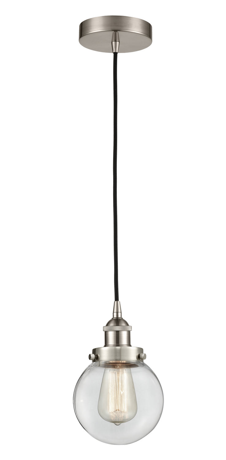 Innovations 616-1PH-SN-G202-6-LED LED Mini Pendant, Brushed Satin Nickel