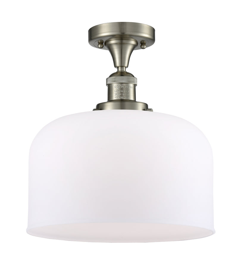 Innovations 517-1CH-SN-G71-L-LED LED Semi-Flush Mount, Brushed Satin Nickel