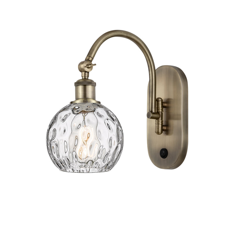Innovations 518-1W-AB-G1215-6-LED LED Wall Sconce, Antique Brass