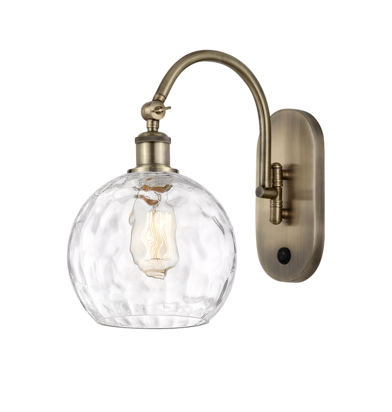 Innovations 518-1W-AB-G1215-8-LED LED Wall Sconce, Antique Brass