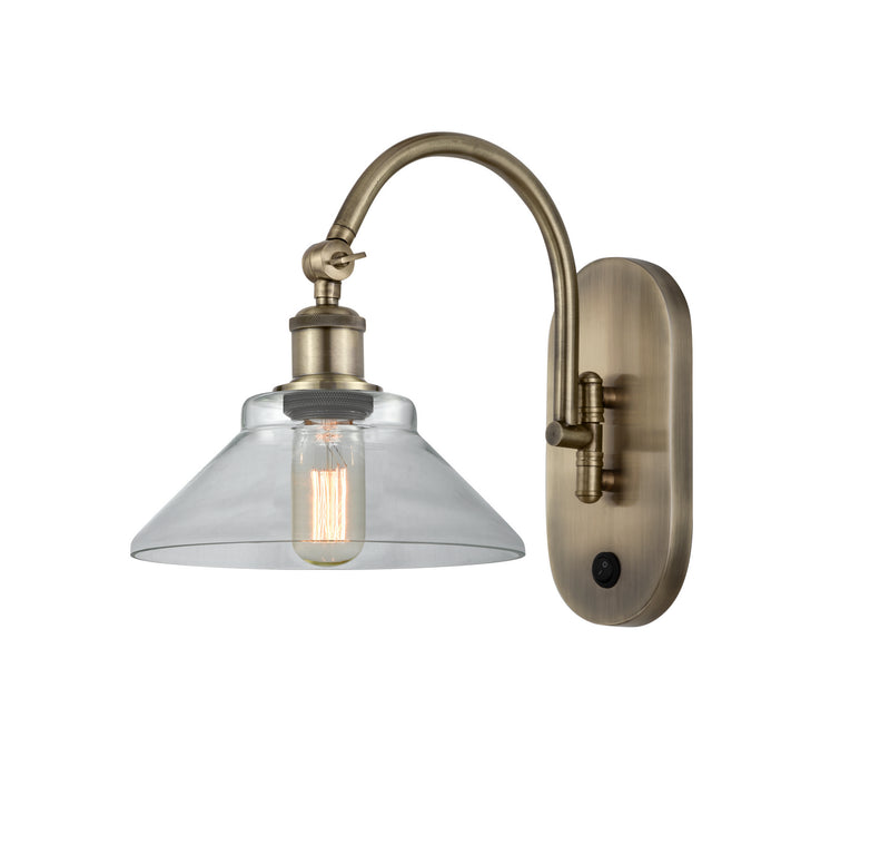 Innovations 518-1W-AB-G132-LED LED Wall Sconce, Antique Brass