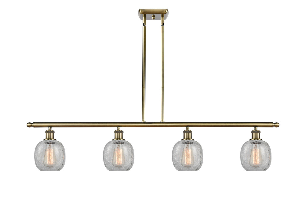 Innovations 516-4I-AB-G105 Four Light Island Pendant, Antique Brass