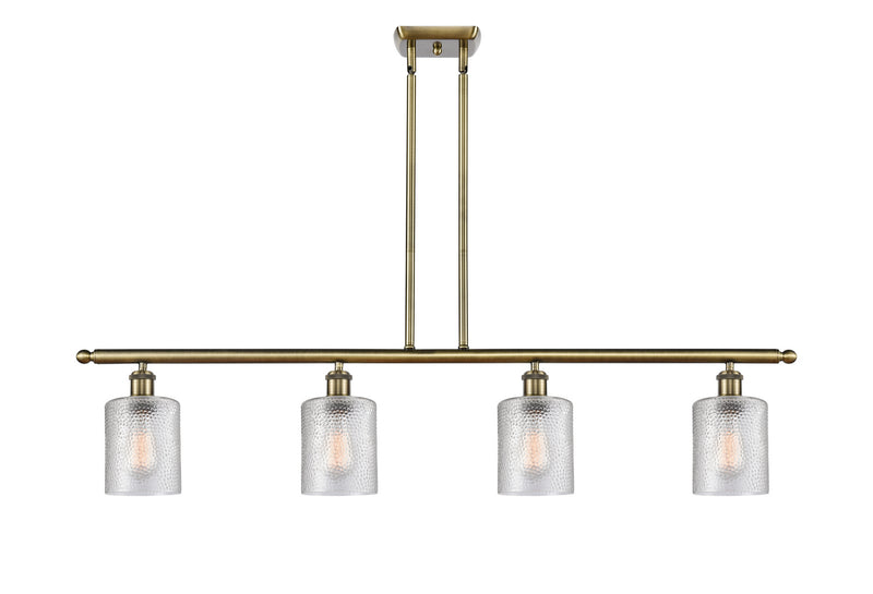 Innovations 516-4I-AB-G112 Four Light Island Pendant, Antique Brass