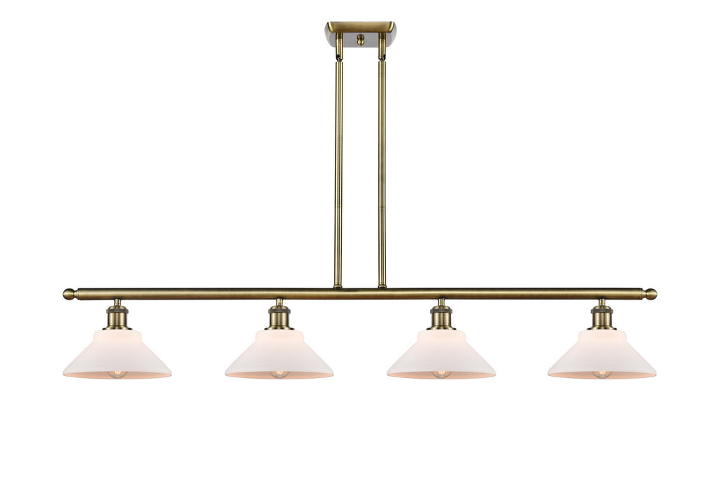 Innovations 516-4I-AB-G131-LED LED Island Pendant, Antique Brass