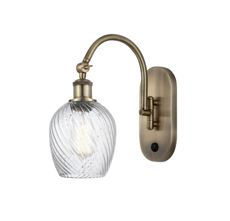 Innovations 518-1W-AB-G292 One Light Wall Sconce, Antique Brass