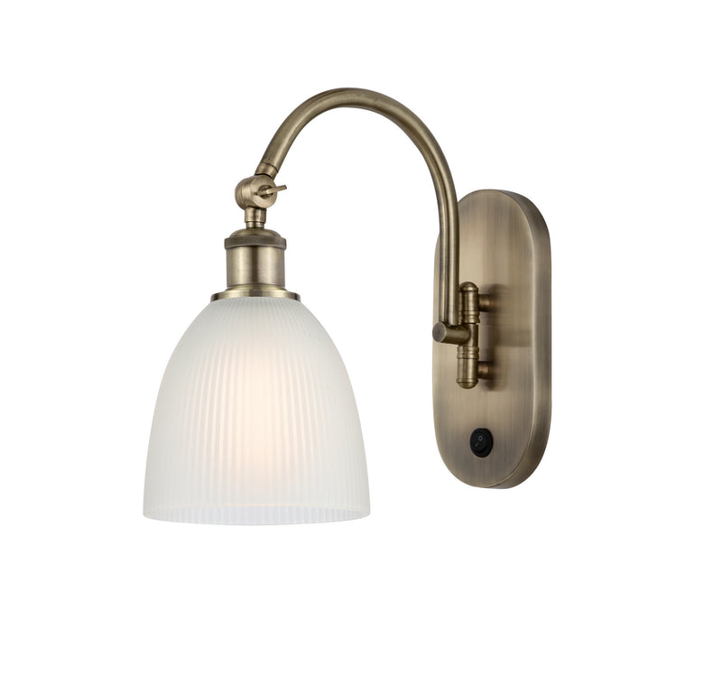 Innovations 518-1W-AB-G381 One Light Wall Sconce, Antique Brass