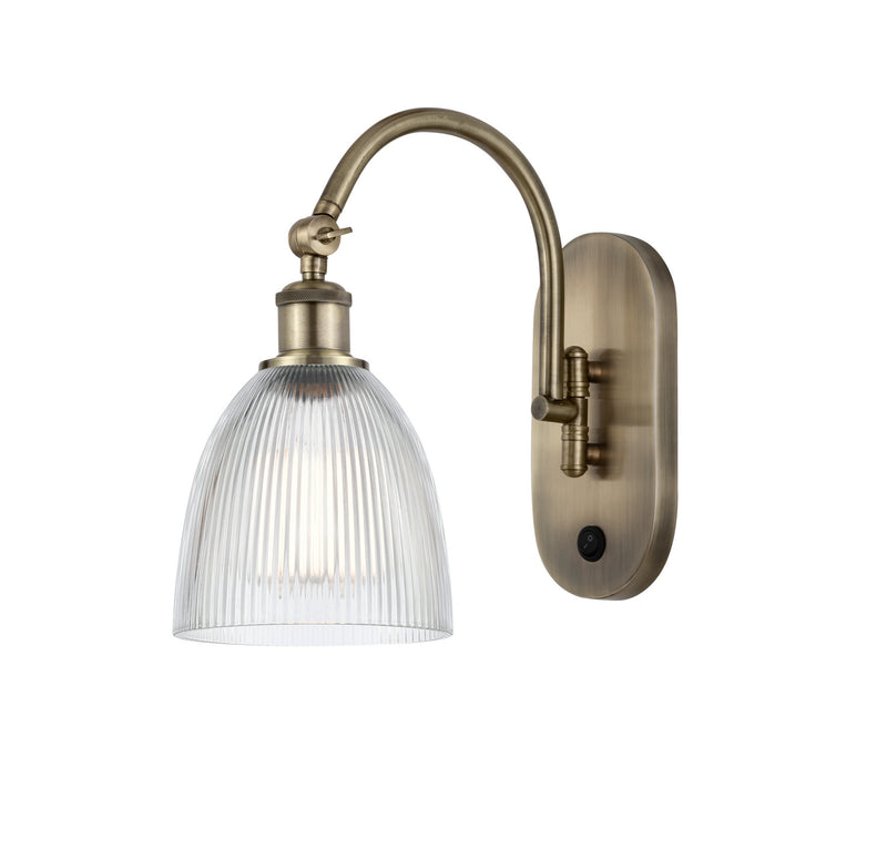 Innovations 518-1W-AB-G382-LED LED Wall Sconce, Antique Brass