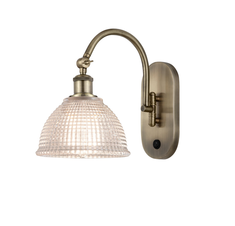 Innovations 518-1W-AB-G422 One Light Wall Sconce, Antique Brass